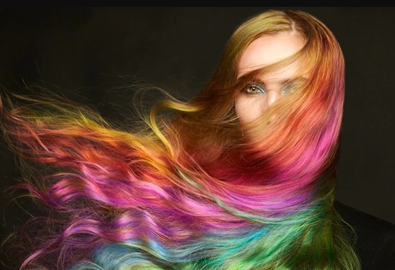 Make Your Hair Look Like A Rainbow